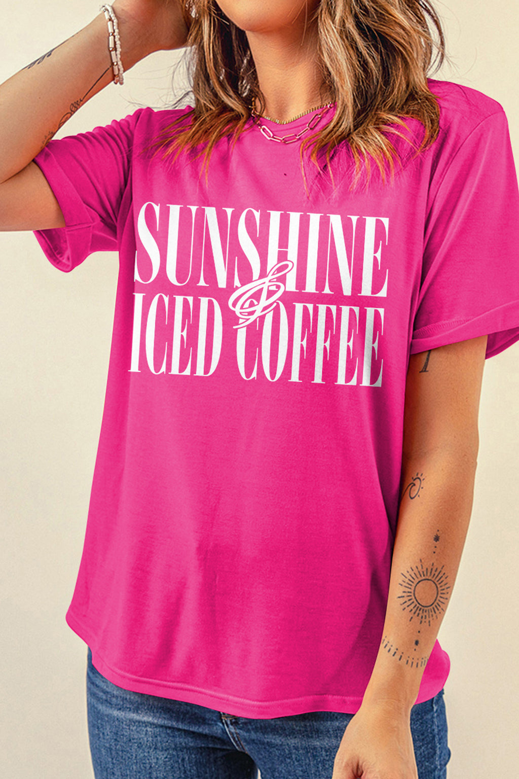 The Sunshine & Iced Coffee Cotton Tee