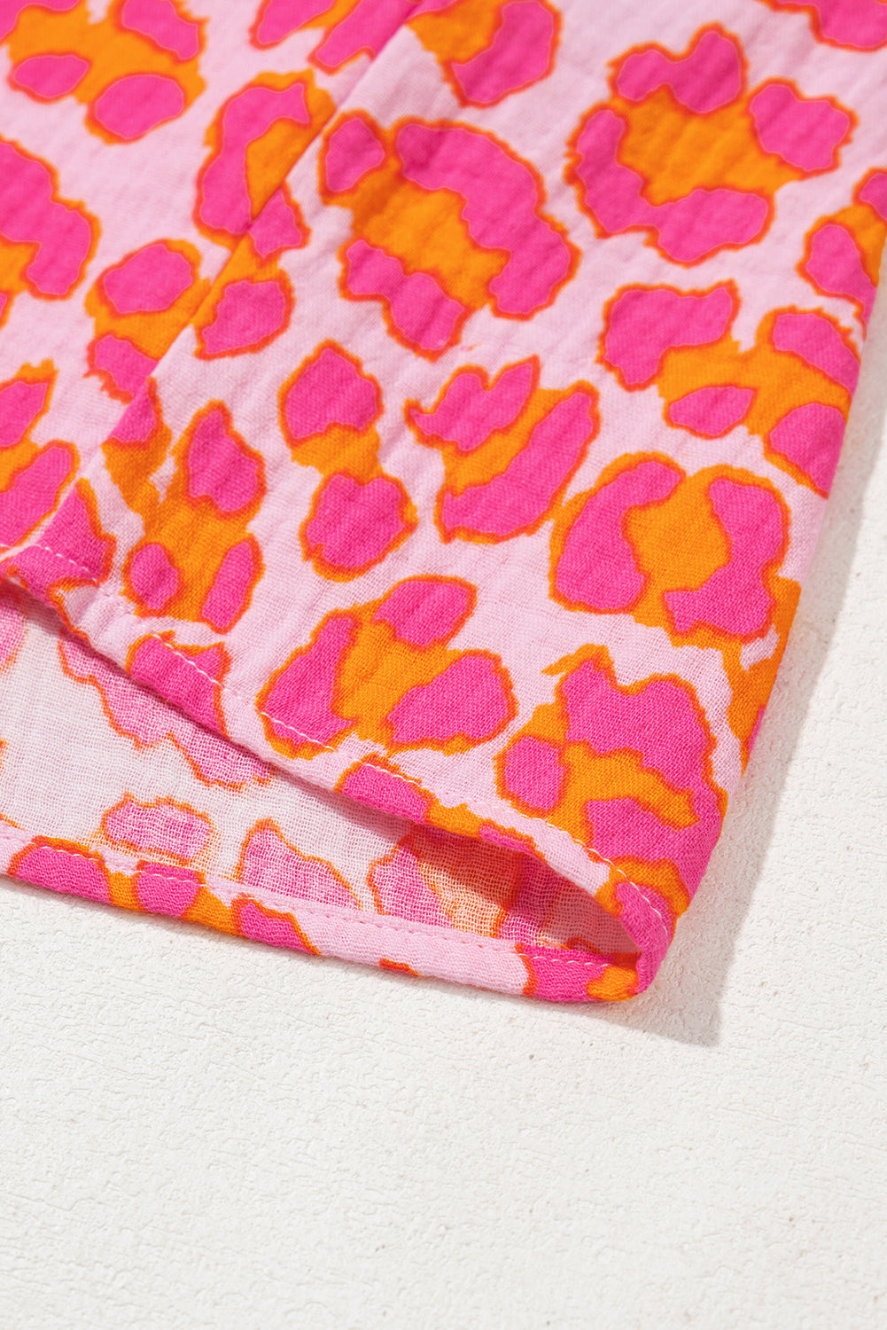 The Wild Ember Leopard Cotton Shirt