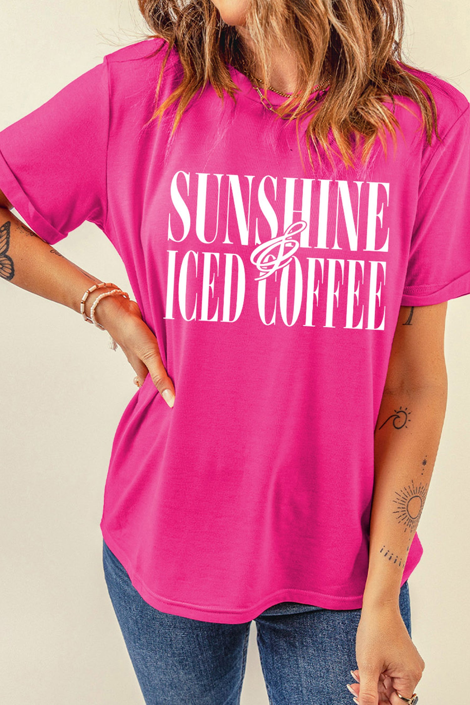 The Sunshine & Iced Coffee Cotton Tee