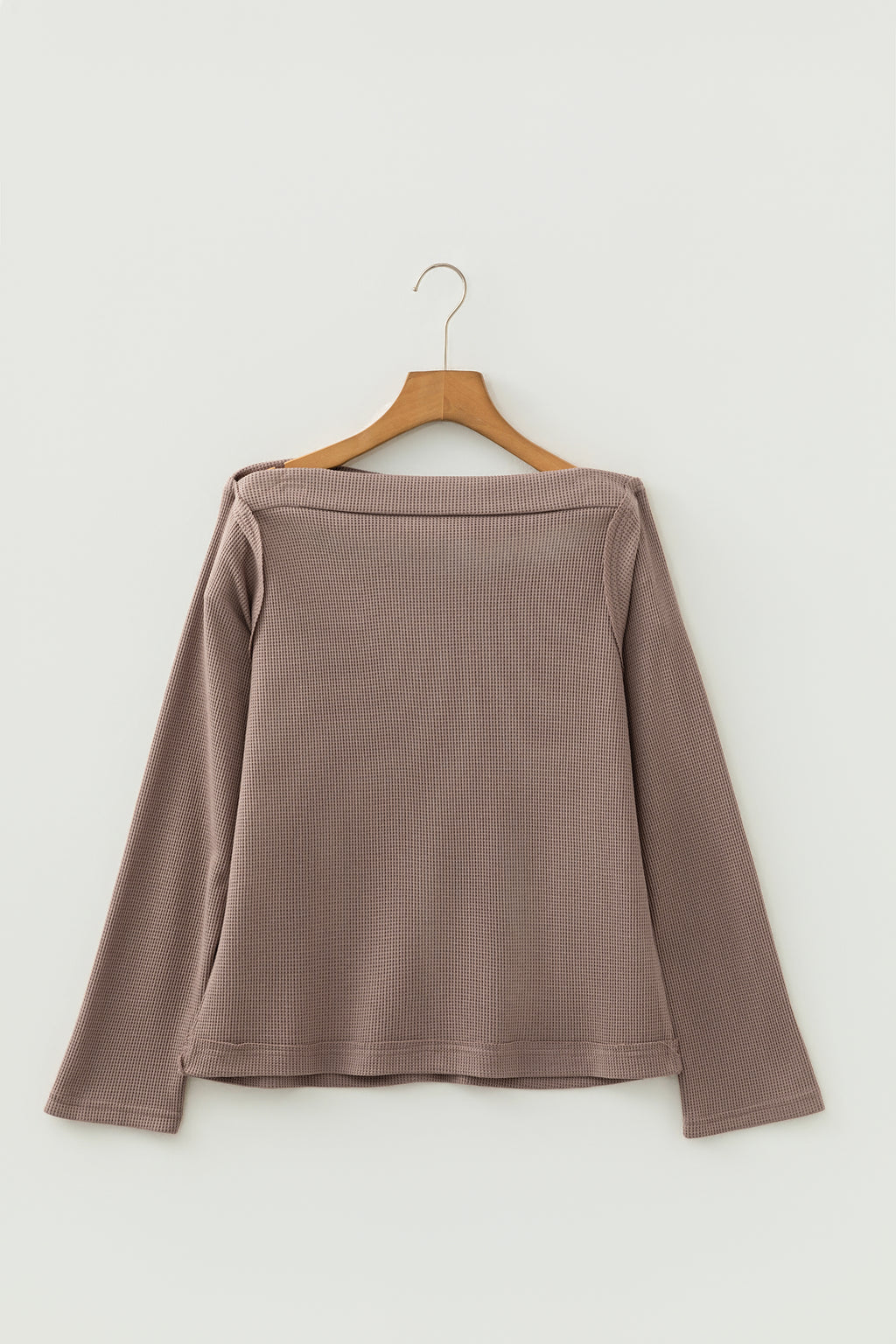The Rosewood Waffle Asymmetric Top