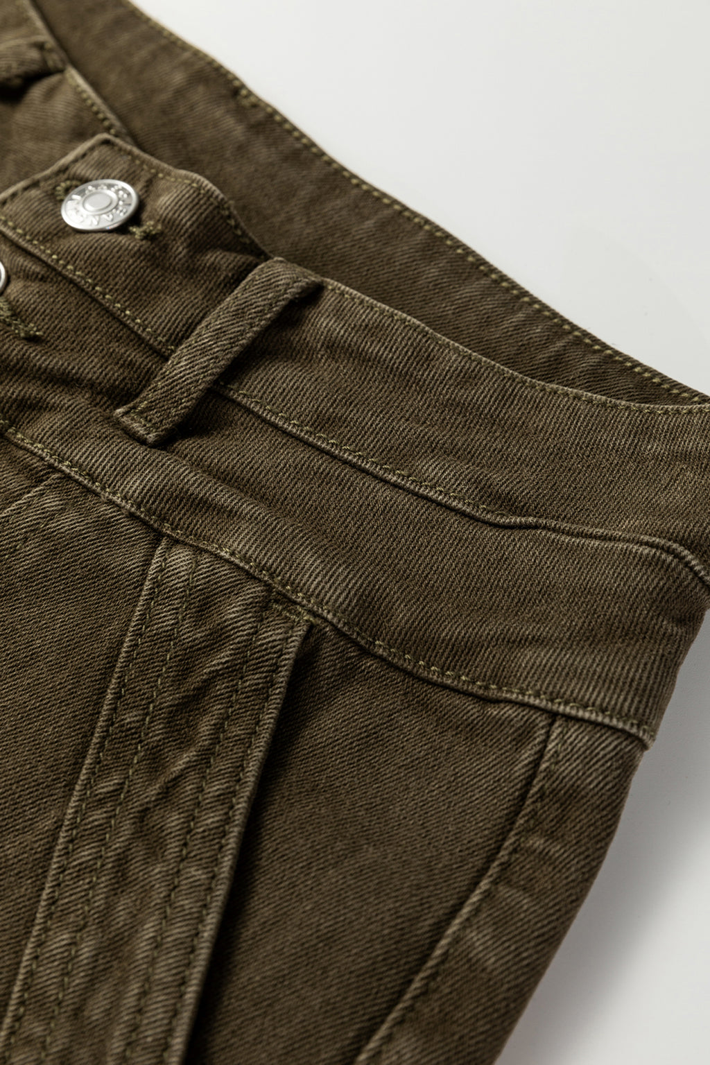 The Jungle Double‑Waist Straight Jean