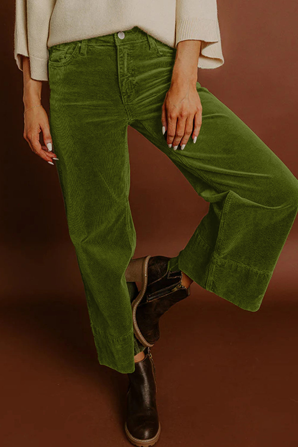 The Vineyard Corduroy Wide‑Leg Pant