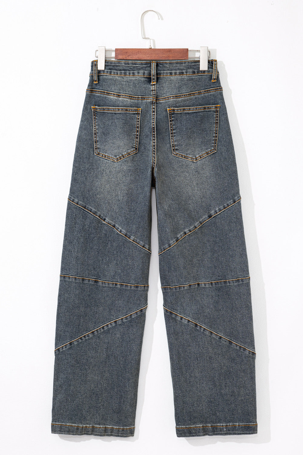 The Sail Stitch Barrel‑Leg Jean