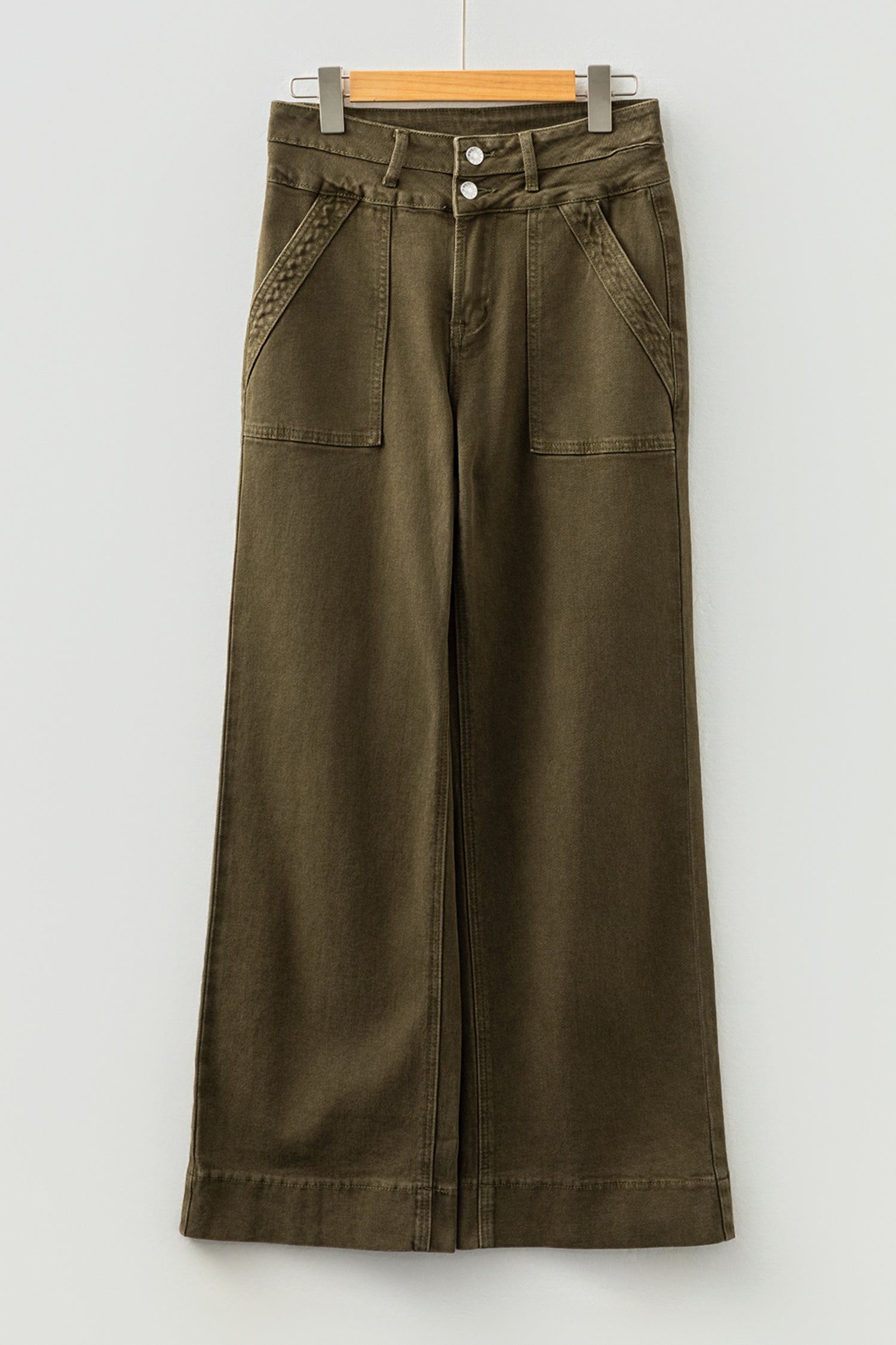 The Jungle Double‑Waist Straight Jean