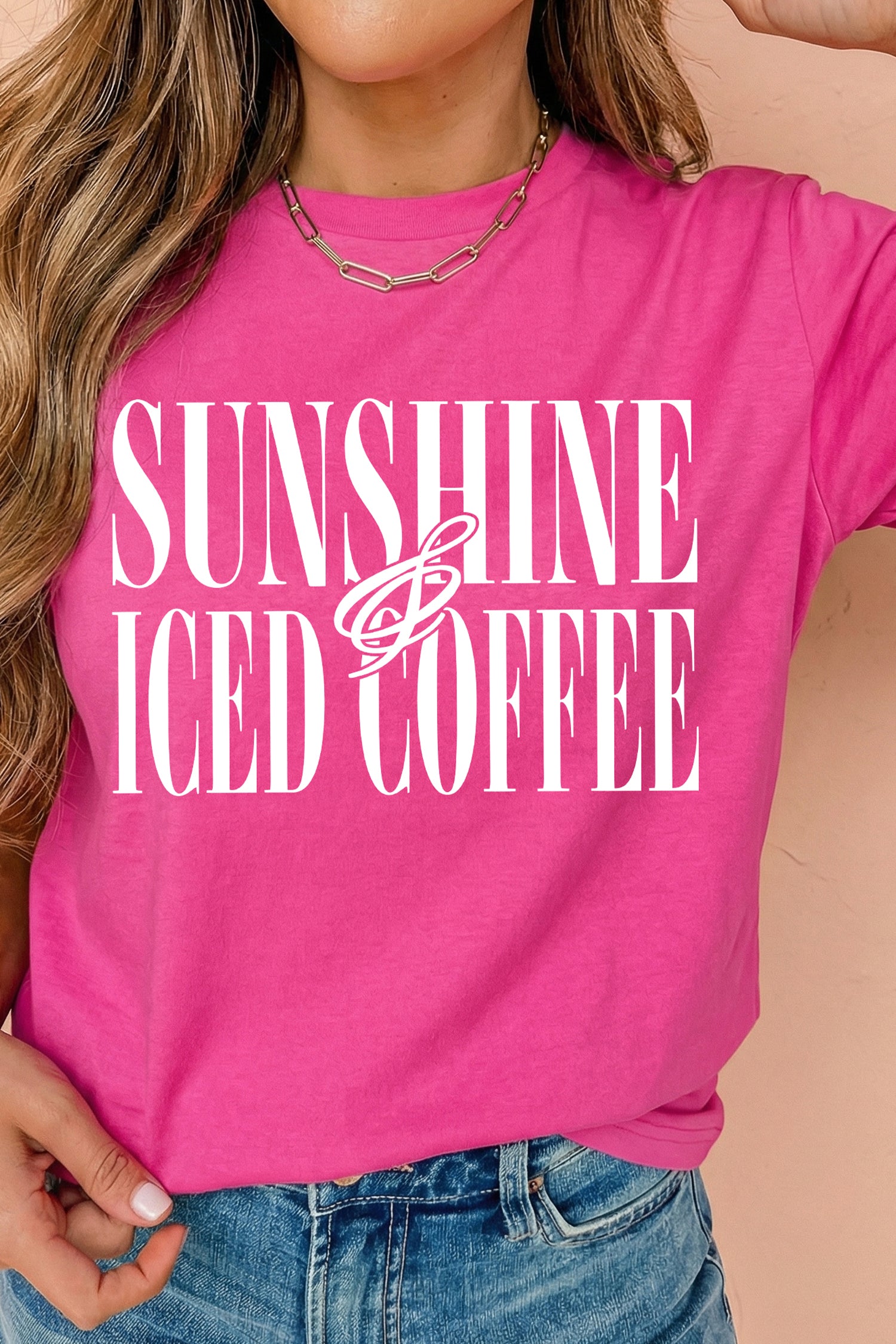 The Sunshine & Iced Coffee Cotton Tee