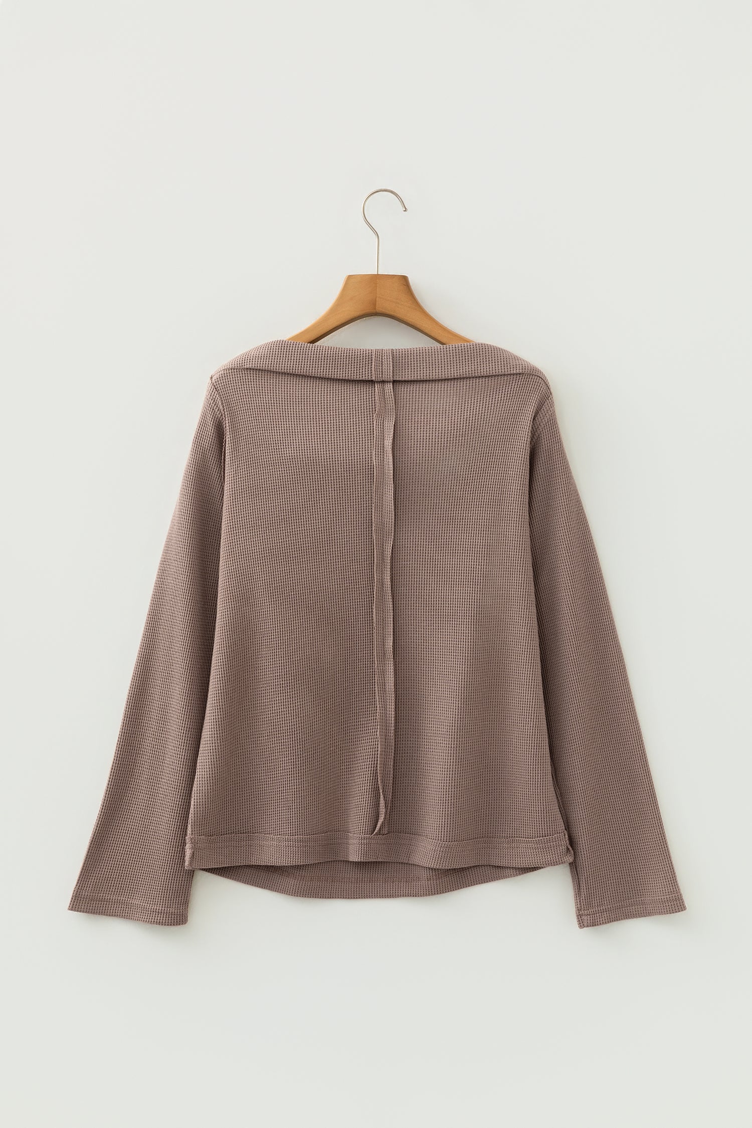 The Rosewood Waffle Asymmetric Top