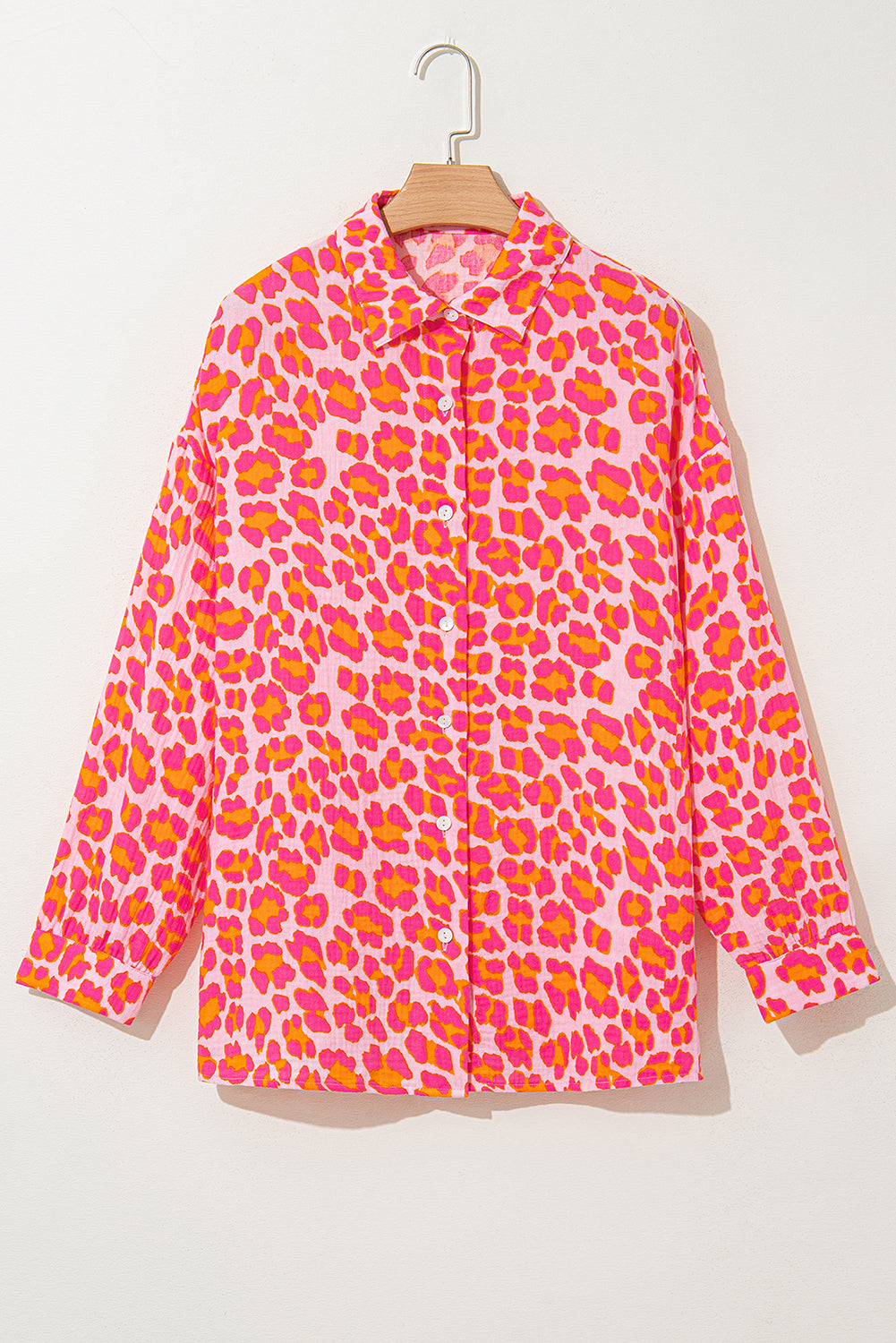The Wild Ember Leopard Cotton Shirt