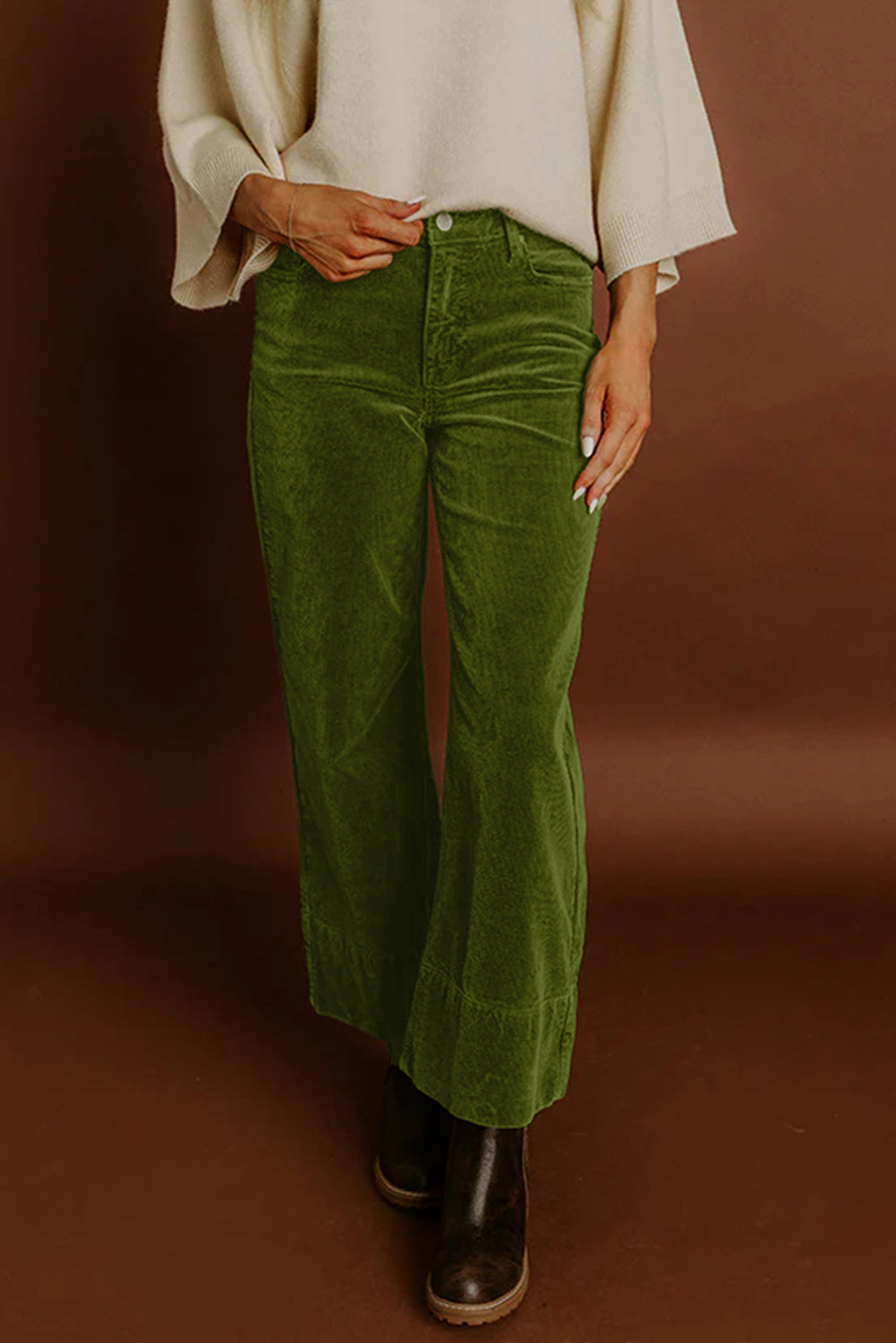 The Vineyard Corduroy Wide‑Leg Pant