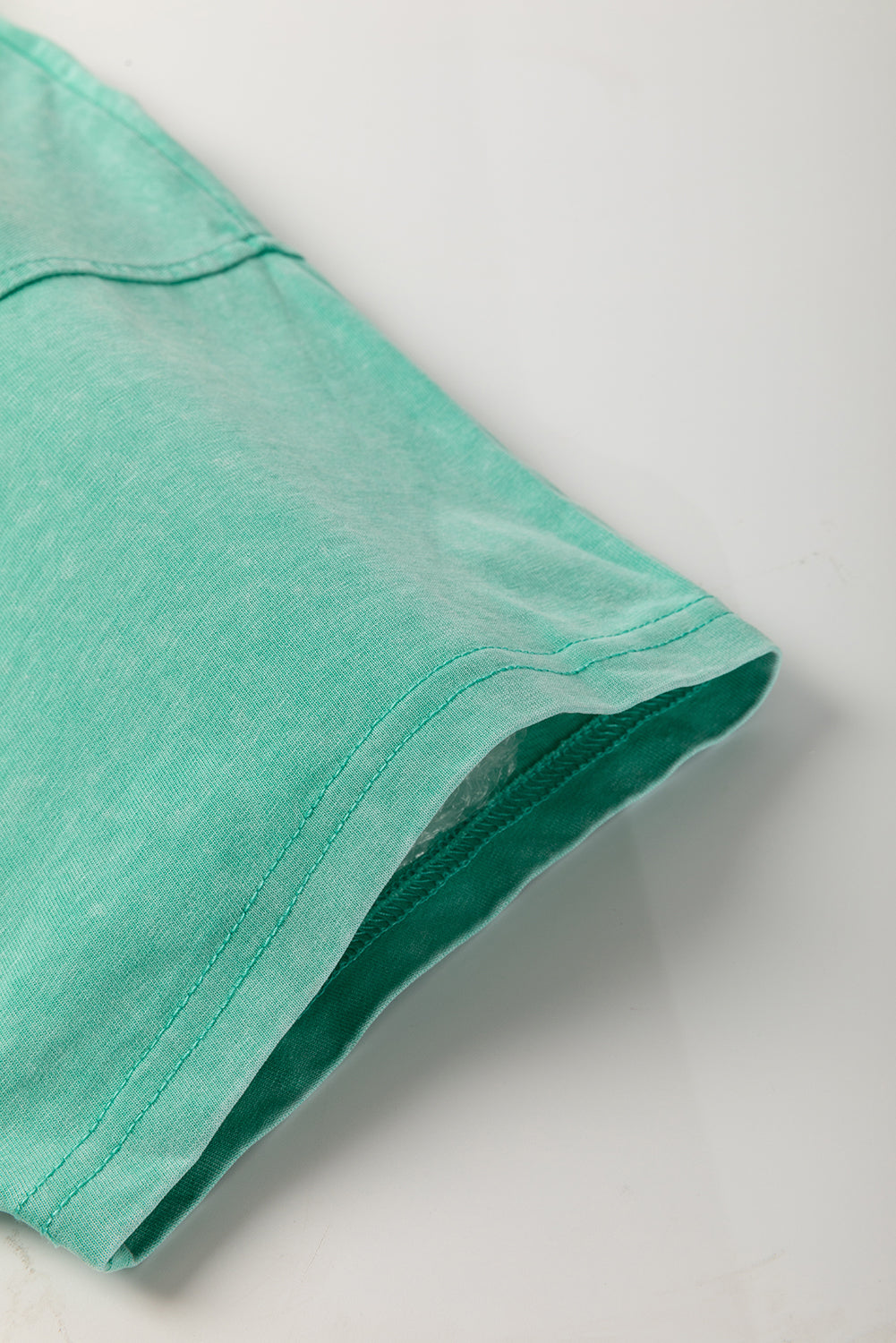 The Meadow Patchwork Mineral‑Wash Mini Dress