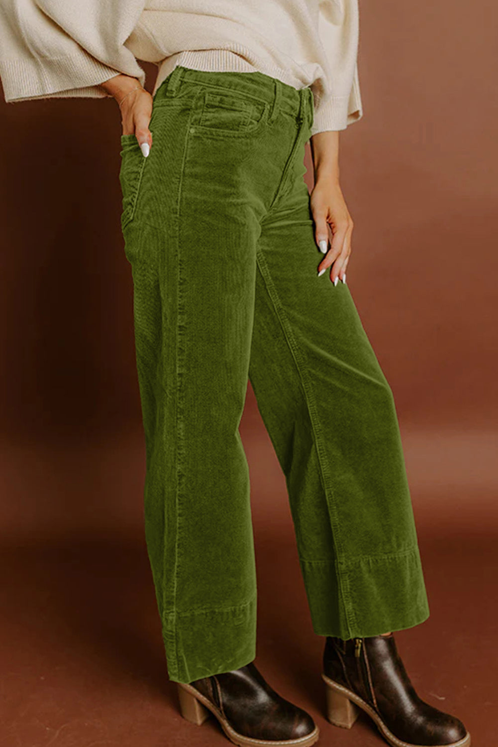 The Vineyard Corduroy Wide‑Leg Pant