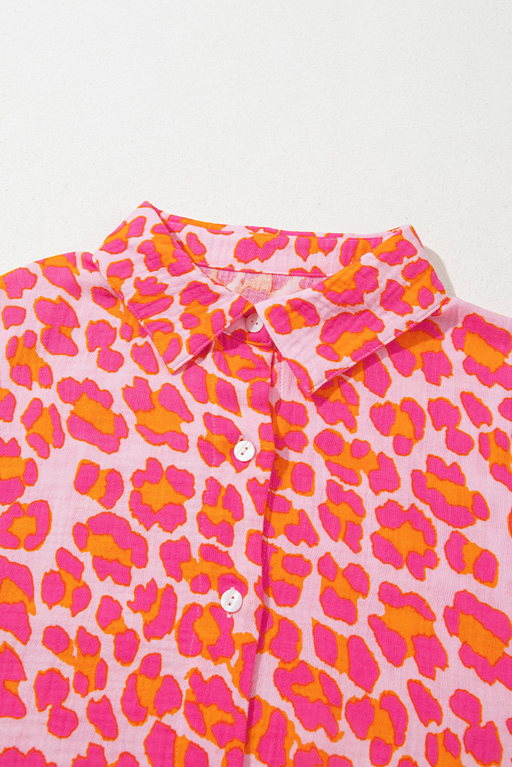 The Wild Ember Leopard Cotton Shirt