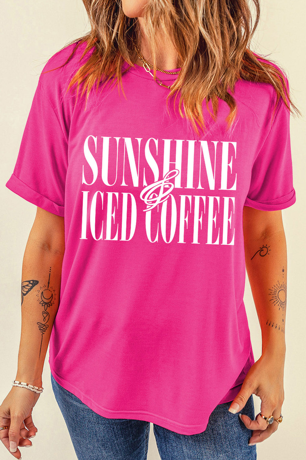 The Sunshine & Iced Coffee Cotton Tee