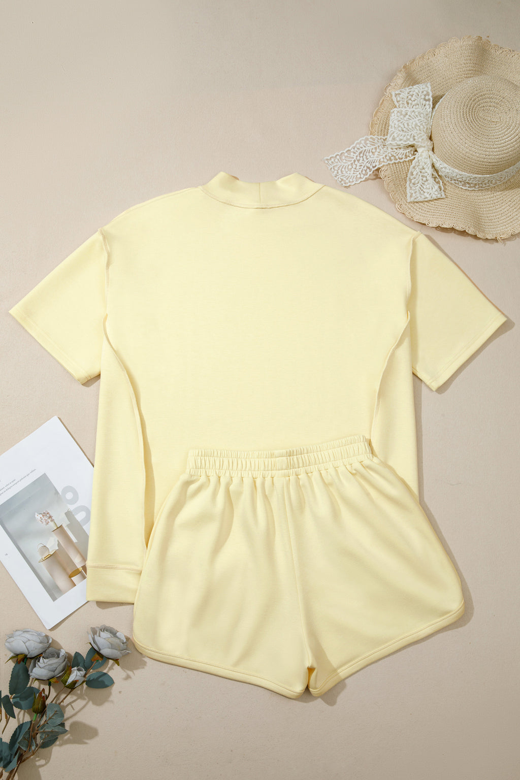 Limon Cello Graphic Tee & Shorts Set