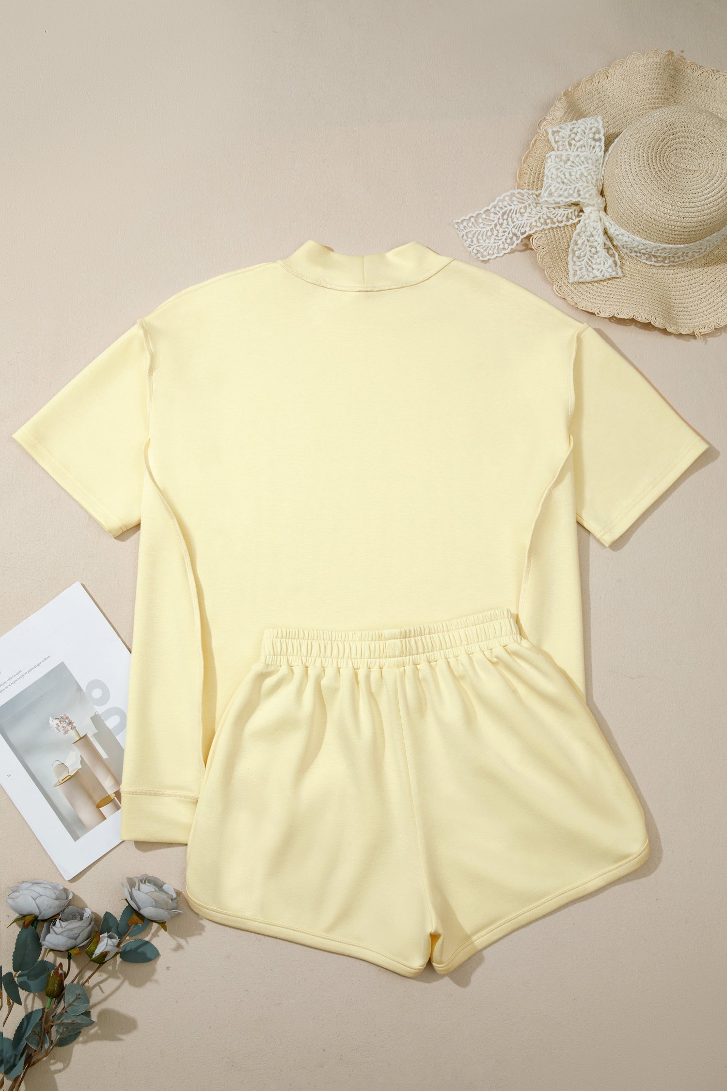Limon Cello Graphic Tee & Shorts Set