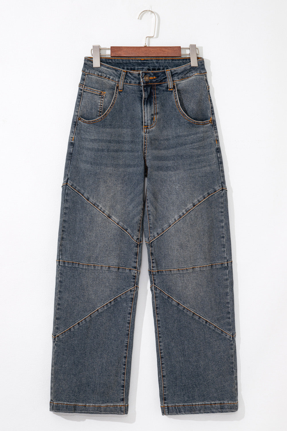 The Sail Stitch Barrel‑Leg Jean